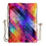 Abstract Background Colorful Drawstring Bag (Large)