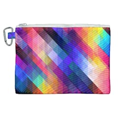 Abstract Background Colorful Canvas Cosmetic Bag (xl)