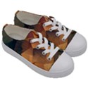Background Triangle Kids  Low Top Canvas Sneakers View3