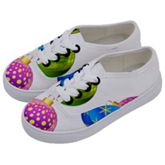 Christmas Ornaments Ball Kids  Classic Low Top Sneakers
