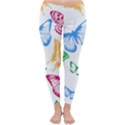 Butterfly Rainbow Classic Winter Leggings View1