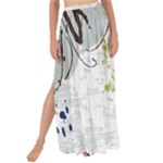 Butterfly Flower Maxi Chiffon Tie-Up Sarong