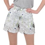 Butterfly Flower Stretch Ripstop Shorts