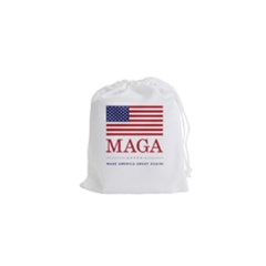 Maga Make America Great Again With Usa Flag Drawstring Pouch (xs) by snek