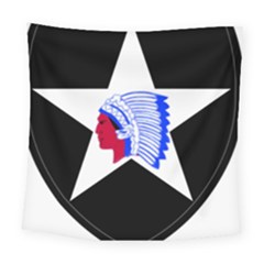 United States Army 2nd Infantry Division Shoulder Sleeve Insignia Square Tapestry (large) by abbeyz71