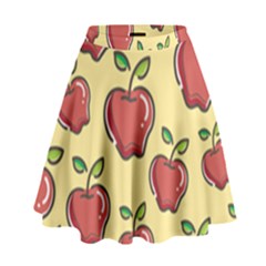 Healthy Apple Fruit High Waist Skirt