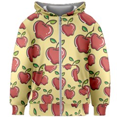 Healthy Apple Fruit Kids  Zipper Hoodie Without Drawstring by Alisyart