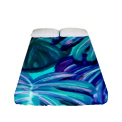 Leaves Tropical Palma Jungle Fitted Sheet (full/ Double Size) by Alisyart