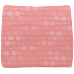 Background Polka Dots Pink Seat Cushion by Mariart