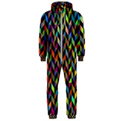Abstract Geometric Hooded Jumpsuit (men)  by Mariart