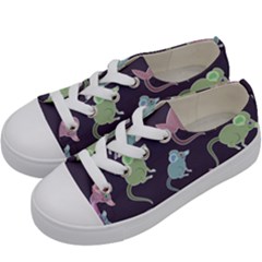 Animals Mouse Kids  Low Top Canvas Sneakers by Mariart