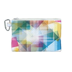 Abstract Background Canvas Cosmetic Bag (medium) by Mariart