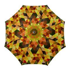 Abstract Geometric Triangles Shapes Golf Umbrellas