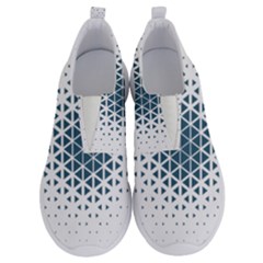 Business Blue Triangular Pattern No Lace Lightweight Shoes by Mariart
