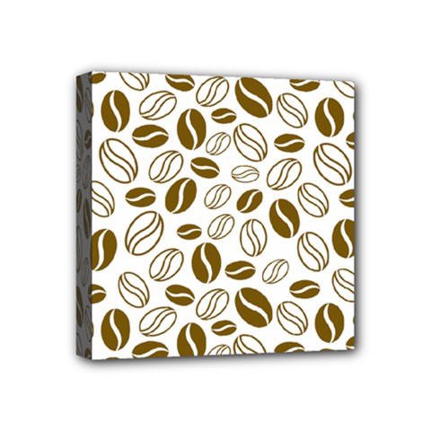 Coffee Beans Vector Mini Canvas 4  X 4  (stretched)