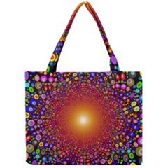Color Background Structure Lines Polka Dots Mini Tote Bag by Mariart
