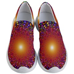 Color Background Structure Lines Polka Dots Women s Lightweight Slip Ons by Mariart