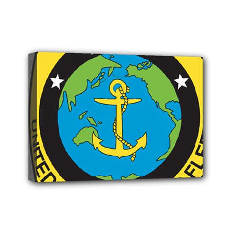 Seal Of Commander Of United States Pacific Fleet Mini Canvas 7  X 5  (stretched) by abbeyz71