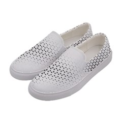 Geometric Abstraction Pattern Women s Canvas Slip Ons