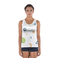 Geometry Triangle Line Sport Tank Top  by Mariart