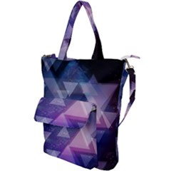 Geometric Triangle Shoulder Tote Bag