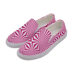 Hypnotic Psychedelic Abstract Ray Women s Canvas Slip Ons