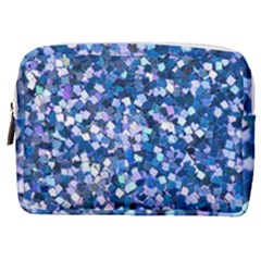 Blue Shimmer - Eco-glitter Make Up Pouch (medium) by WensdaiAmbrose