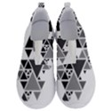 Gray Triangle Puzzle No Lace Lightweight Shoes View1