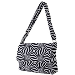 Line Stripe Pattern Full Print Messenger Bag