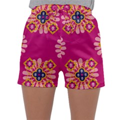 Morroco Tile Traditional Sleepwear Shorts by Mariart