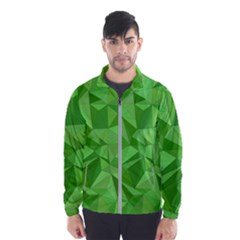 Mosaic Tile Geometrical Abstract Windbreaker (men) by Mariart
