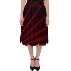 Line Geometric Red Object Tinker Classic Midi Skirt by Mariart