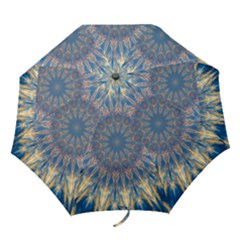 Kaleidoscope Mandala Folding Umbrellas by Alisyart