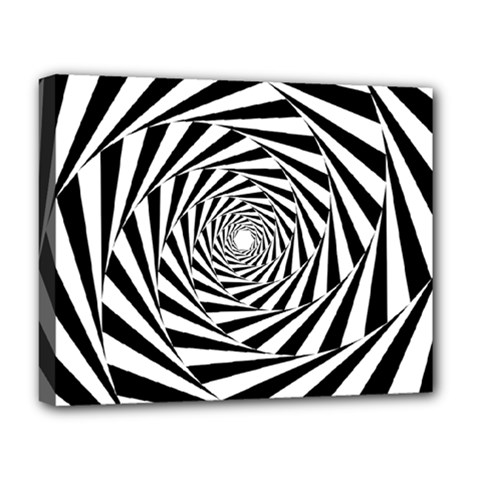 Pattern Texture Spiral Deluxe Canvas 20  X 16  (stretched)