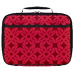 Red Magenta Wallpaper Seamless Pattern Full Print Lunch Bag