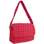 Red Magenta Wallpaper Seamless Pattern Courier Bag