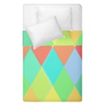 Low Poly Triangles Duvet Cover Double Side (Single Size)