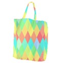 Low Poly Triangles Giant Grocery Tote View1