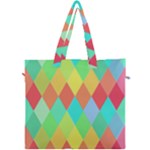 Low Poly Triangles Canvas Travel Bag