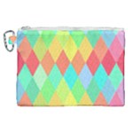 Low Poly Triangles Canvas Cosmetic Bag (XL)