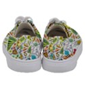 Doodle New Year Party Celebration Kids  Low Top Canvas Sneakers View4