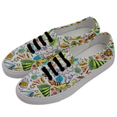 Doodle New Year Party Celebration Men s Classic Low Top Sneakers by Pakrebo