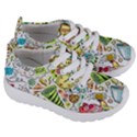 Doodle New Year Party Celebration Kids  Lightweight Sports Shoes View3