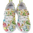 Doodle New Year Party Celebration Kids  Velcro Strap Shoes View1
