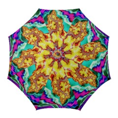 Fractal Mandelbrot Art Wallpaper Golf Umbrellas by Pakrebo