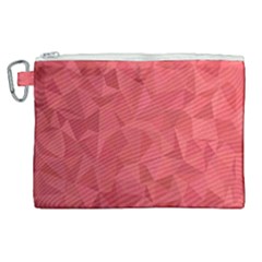Triangle Background Abstract Canvas Cosmetic Bag (xl)