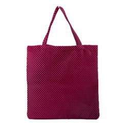 Red Black Pattern Background Grocery Tote Bag