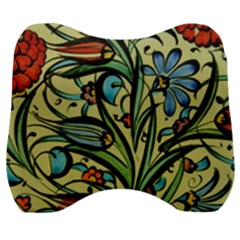 Mosaic Tile Art Ceramic Colorful Velour Head Support Cushion by Pakrebo