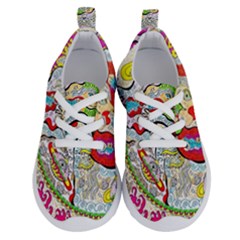 Supersonic Pyramid Protector Angels Running Shoes by chellerayartisans