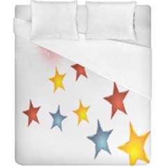 Star Rainbow Duvet Cover (california King Size)